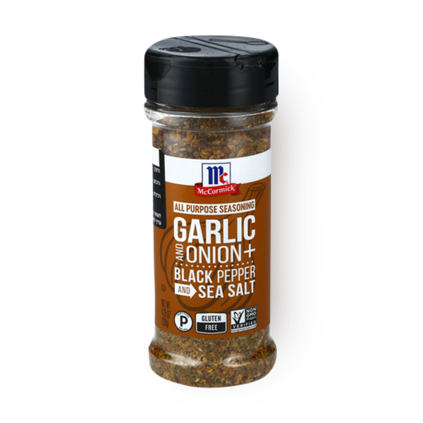 Spices Seasoning mixture with sea salt, onion, garlic and black pepper