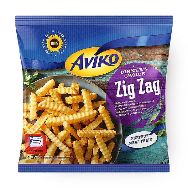 Картофель фри для духовой печи Zig Zag рифлёный