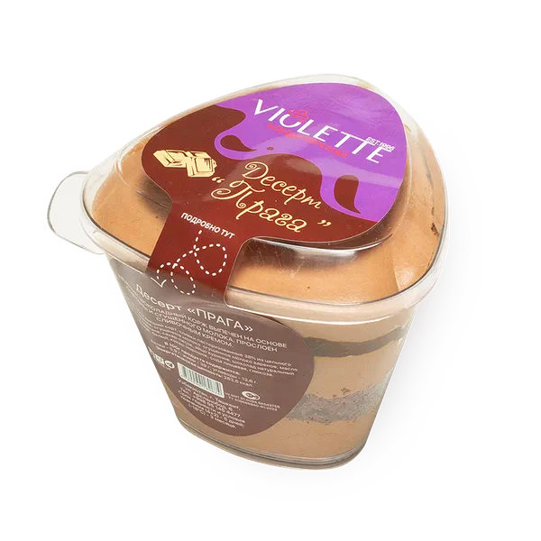 Десерт Прага Violette Сonfecionery в стаканчике замороженный