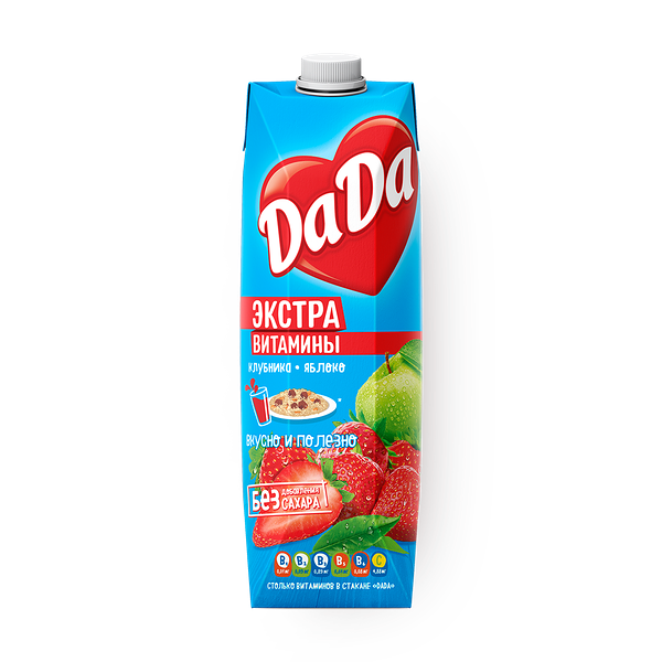 Сок Клубника-яблоко DaDa