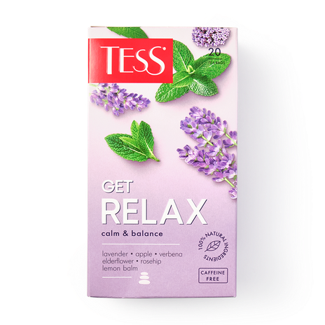 Чай травяной Get Relax Спокойствие и баланс Tess в пакетиках