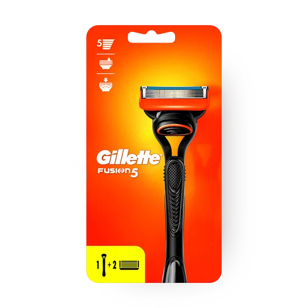 Бритва Gillette Fusion с двумя сменными кассетами