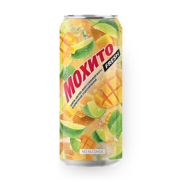 Напиток сокосодержащий Мохито «Очаково» Fresh манго