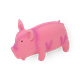 Игрушка для собак Homepet поросёнок со звуком розовый из латекса 15 см