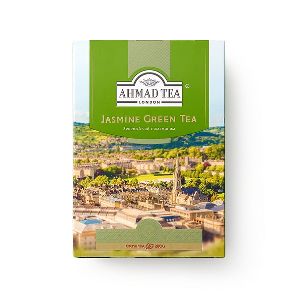 Чай зелёный Ahmad Tea с жасмином листовой