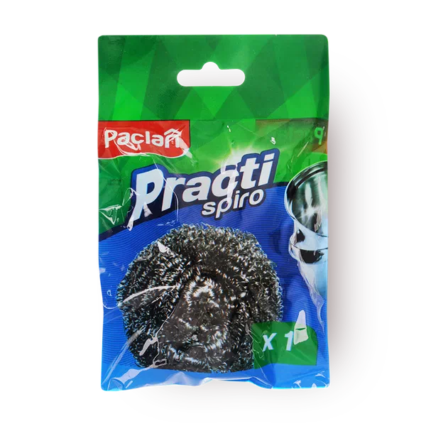 Губка металлическая Paclan Practi Spiro