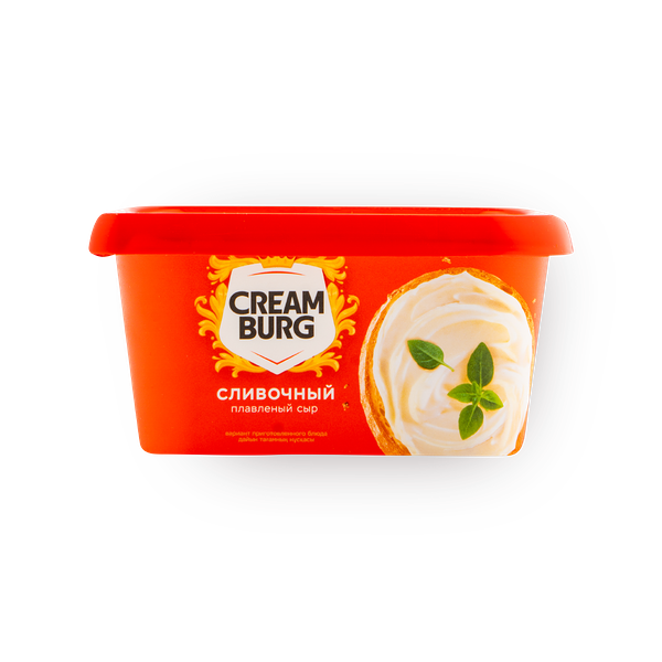 Сыр плавленый Creamburg Сливочный 35%