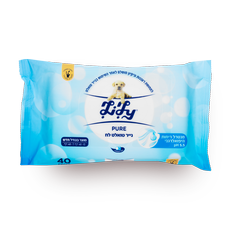 Lily Moist toilet paper, Economy Pack