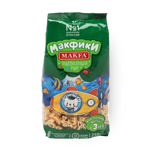 Макароны Макфики Подводный мир Makfa