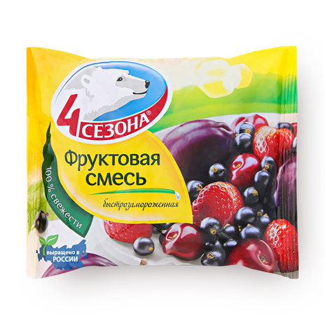 Смесь фруктовая «4 сезона» замороженная