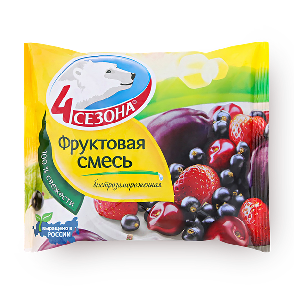 Смесь фруктовая «4 сезона» замороженная