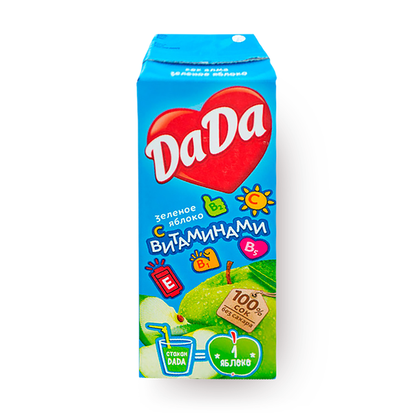 Сок яблочный DaDa