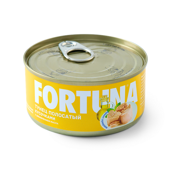 Тунец кусочками Fortuna с маслом
