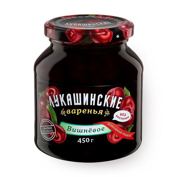 Варенье вишнёвое «Лукашинские варенья» без косточки