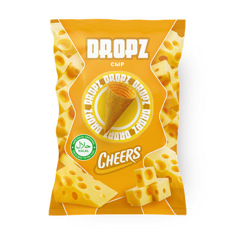 Снеки воздушные Dropz со вкусом сыра