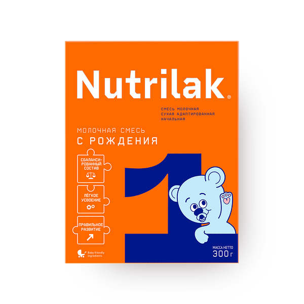 Смесь молочная сухая Nutrilak 1 адаптированная начальная