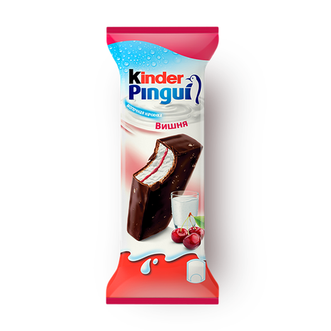 Пирожное Kinder Pinguiс вишня