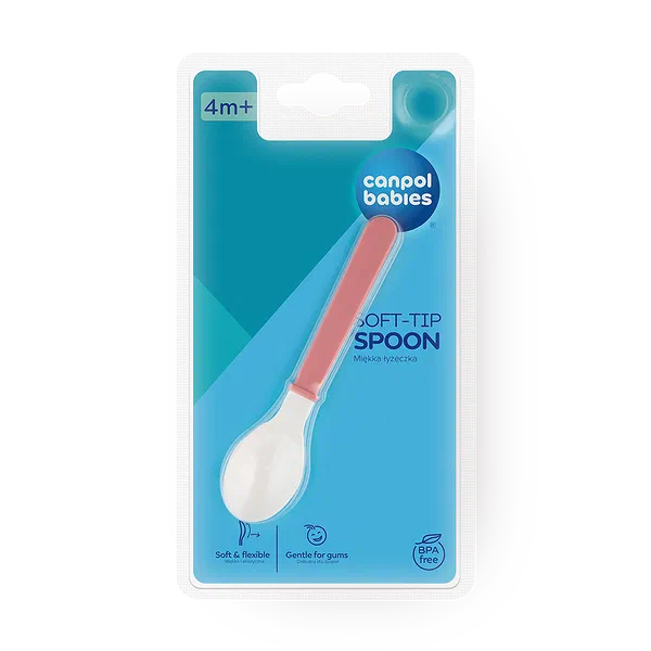 Ложечка-зубогрызкая Canpol babies Красная