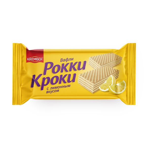 Вафли «Рокки Кроки» с лимонным вкусом