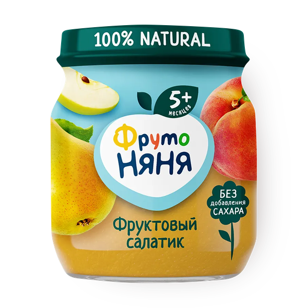 Пюре «ФрутоНяня» Фруктовый салатик с 5 месяцев