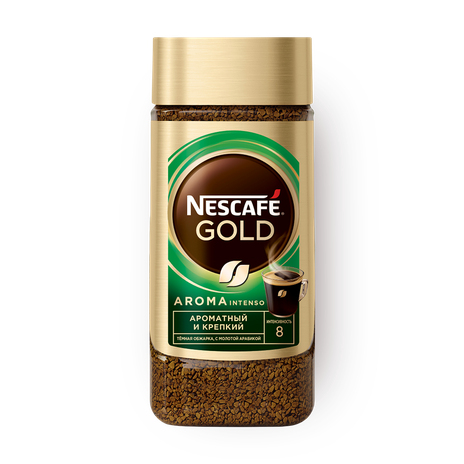 Кофе растворимый Nescafe Gold Aroma Intenso ароматный и крепкий