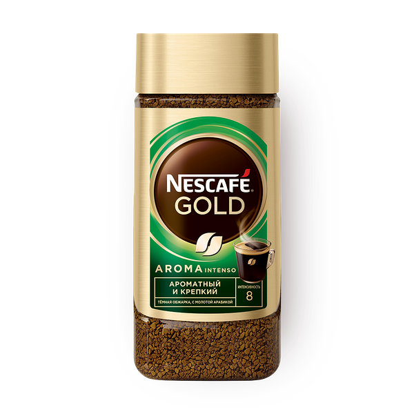 Кофе растворимый Nescafe Gold Aroma Intenso ароматный и крепкий