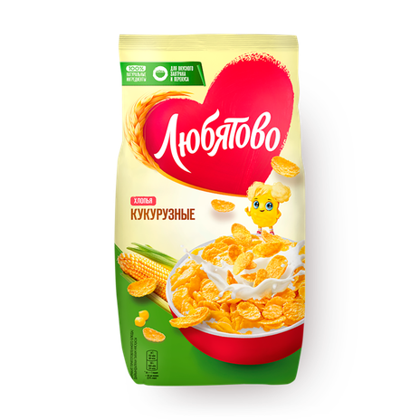 Хлопья кукурузные «Любятово»