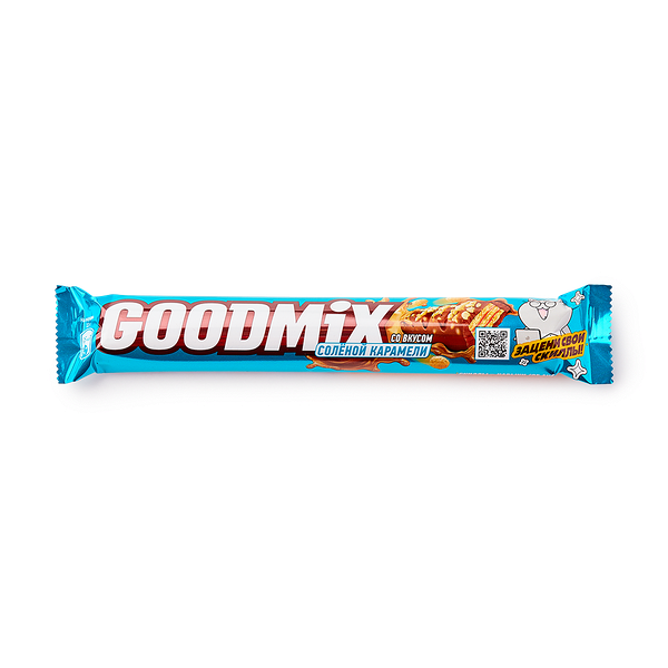 Батон­чик Goodmix солёная карамель-вафля