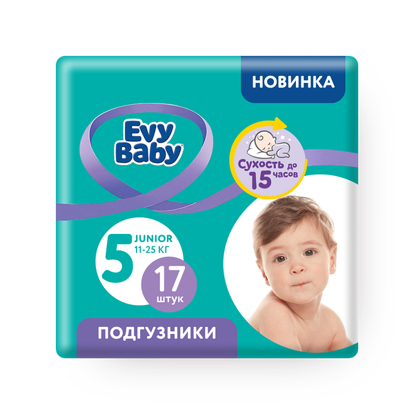 Подгузники Evy Baby джуниор 11-25 кг стандарт