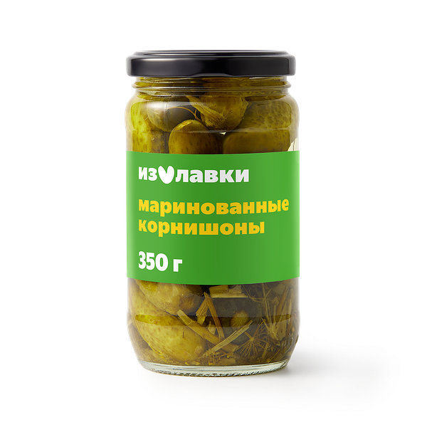 Огурцы корни­шоны марино­ванные Из Лавки