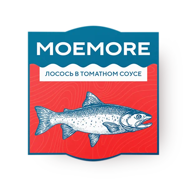 Лосось Moemore в томатном соусе