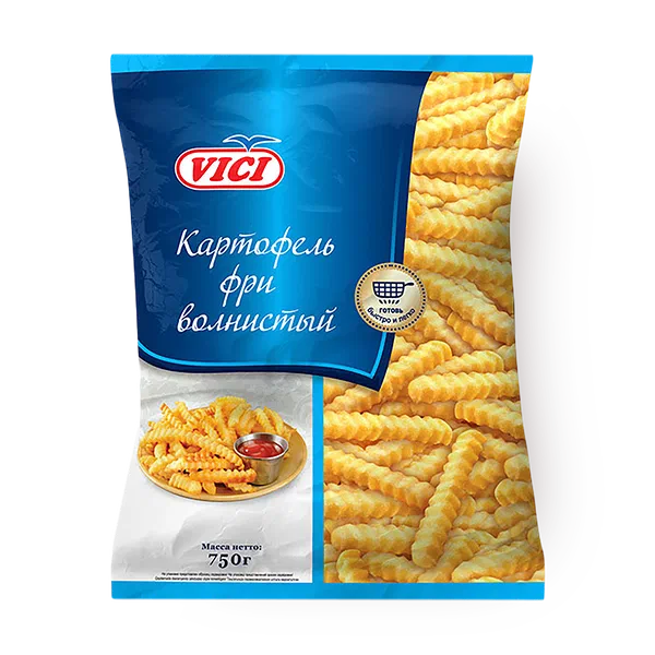 Картофель фри Vici волнистый