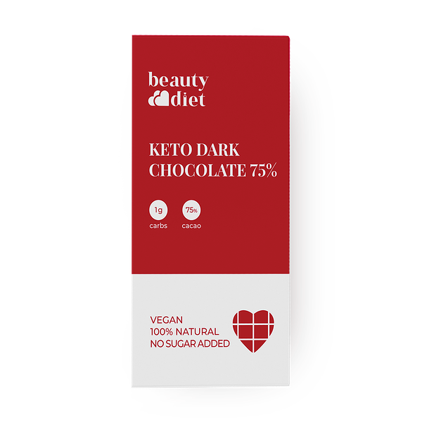 Шоколад тёмный 75% Vegan Beauty Diet кето