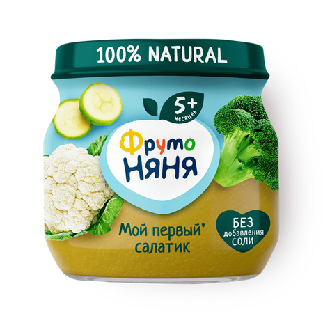 Пюре «Фрутоняня» Мой первый салатик