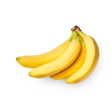 4 спелых банана