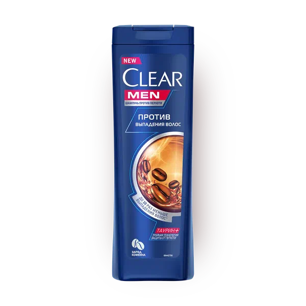 Шампунь против перхоти Clear Men Против выпадения волос с кофеином