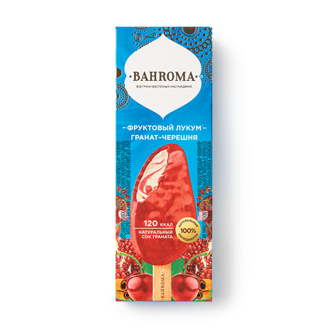 Мороженое Bahroma лукум-гранат-черешня