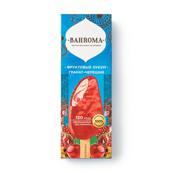 Мороженое Bahroma лукум-гранат-черешня