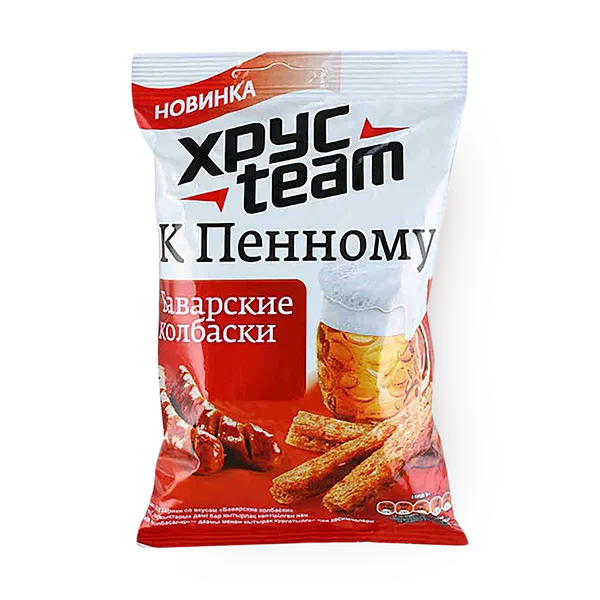 Сухарики Xрусteam со вкусом баварских колбасок
