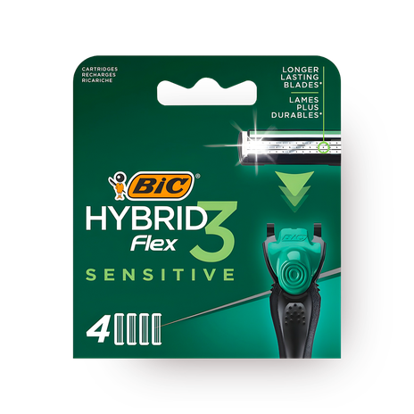 Картриджи для бритья сменные Bic Flex 3 Hybrid Sensitive