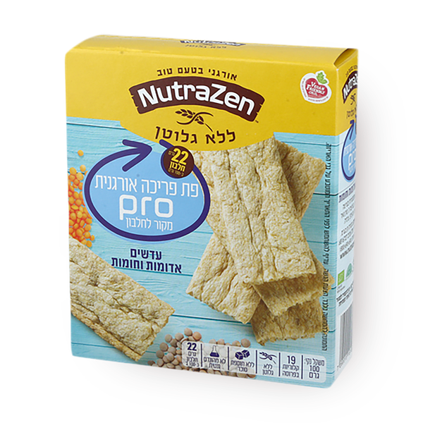 פת פריכה  PRO עדשים אדומות וחומות