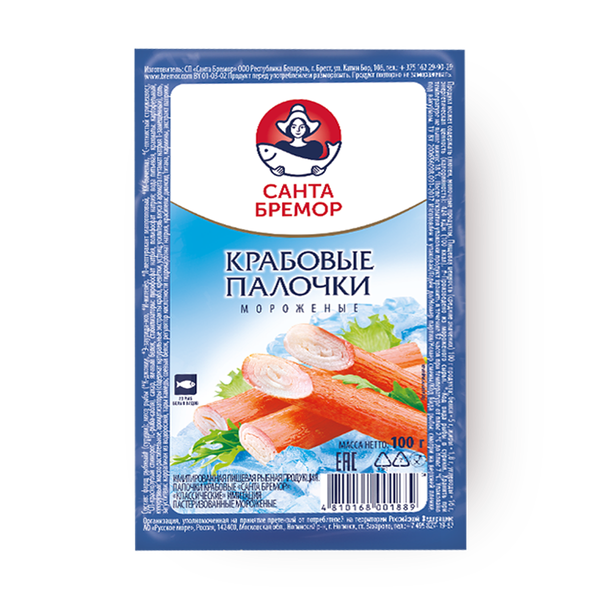 Крабовые палочки Санта-Бремор