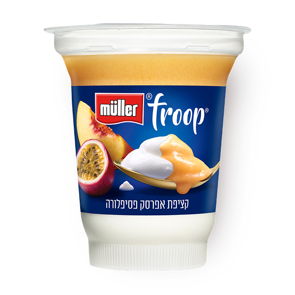 Muller Froop Passionfruit and peach yogurt 3%