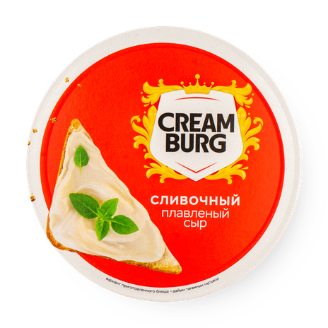 Сыр плавленый Creamburg Сливочный 45%