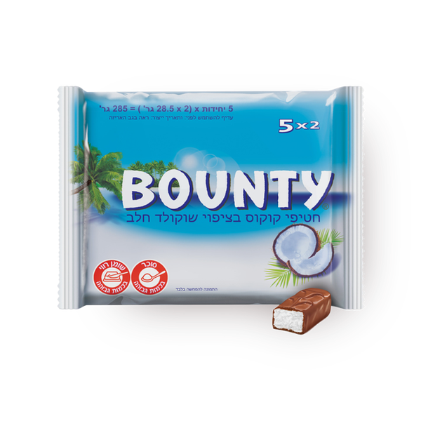 Bounty Chocolate bar pack