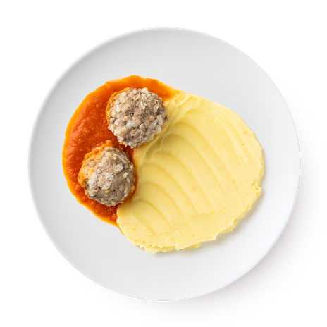 Тефтели домашние с картофельным пюре Mazzali