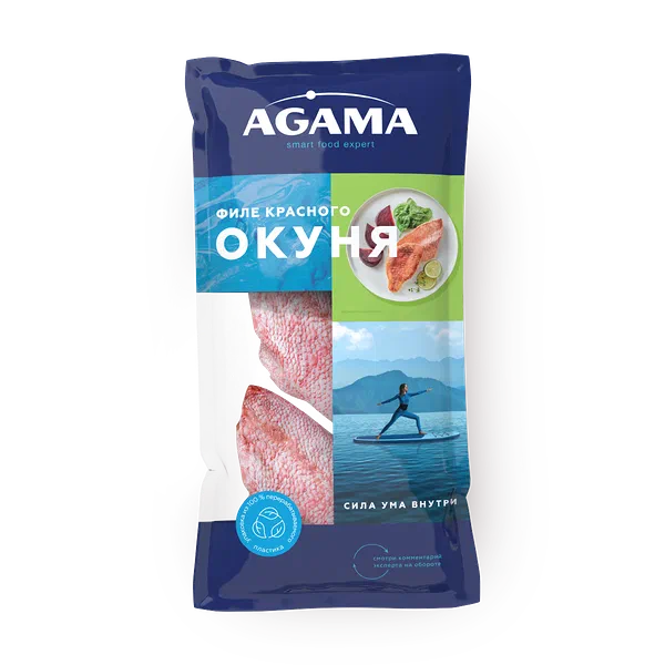 Окунь красный филе Agama свежемороженое