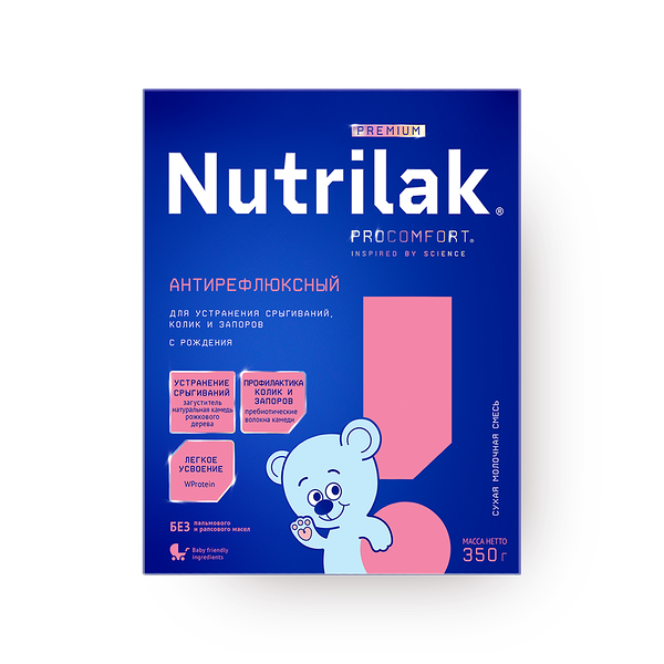 Смесь молочная сухая Nutrilak Premium антирефлюксная