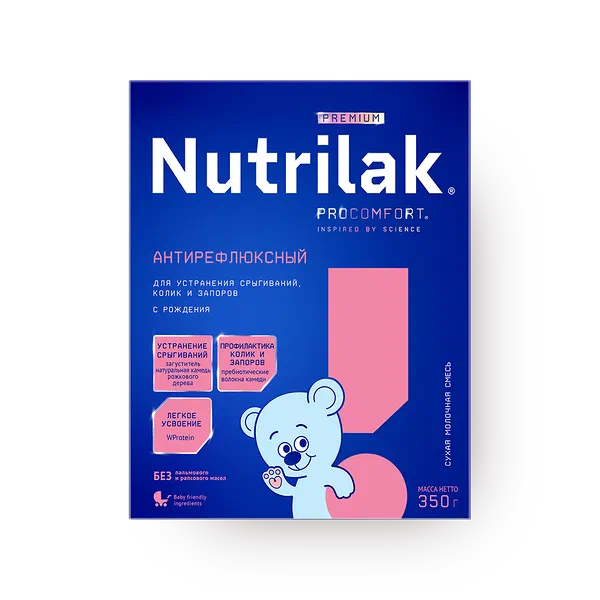 Смесь молочная сухая Nutrilak Premium антирефлюксная