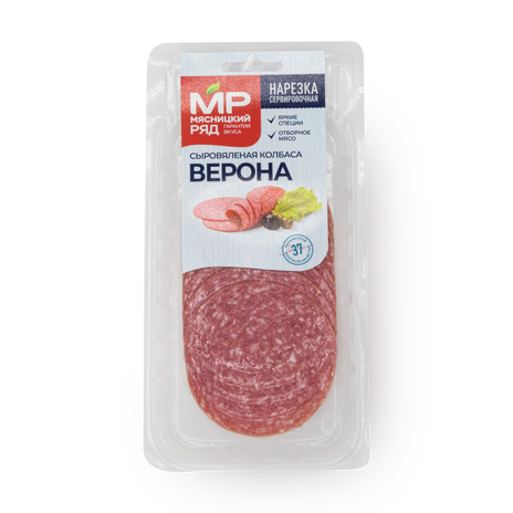 Колбаса Верона «Мясницкий ряд» сырокопчёная нарезка